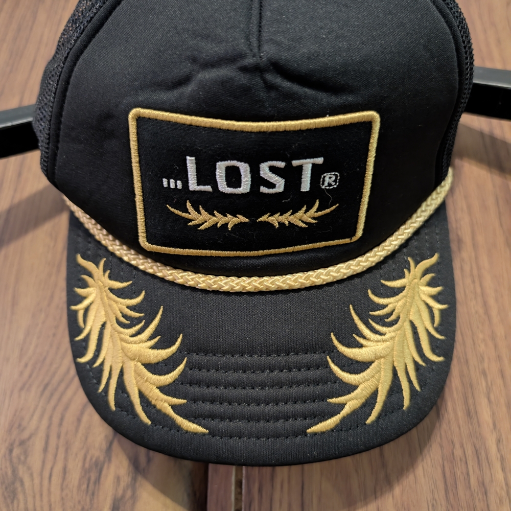 Lost Black and Gold Trucker Hat